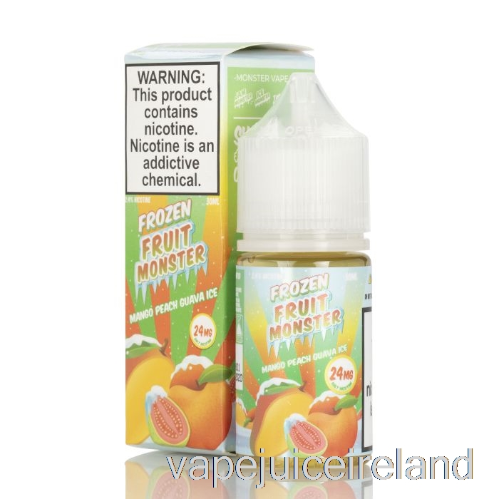 Vape Juice ICE Mango Peach Guava - Frozen Fruit Monster Salts - 30mL 48mg